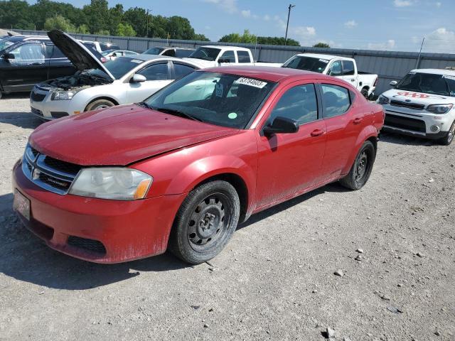 DODGE AVENGER SE 2014 with VIN 1C3CDZAB7EN216061 - Photo from auction