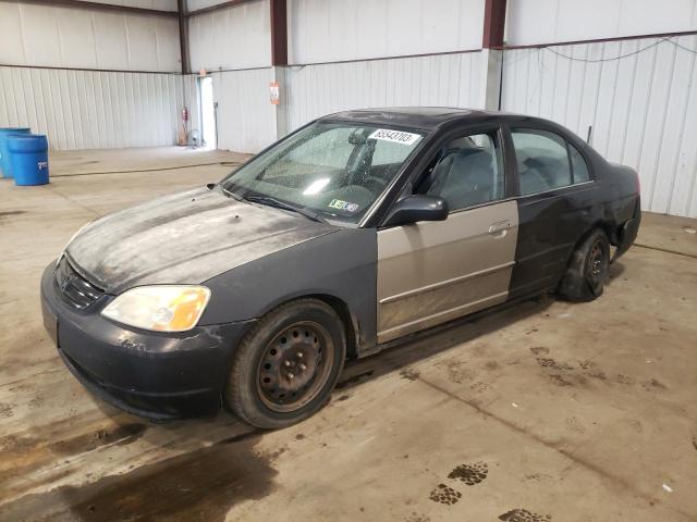 Photo 1 from auction – 2001 HONDA CIVIC EX with VIN 2HGES26711H562827