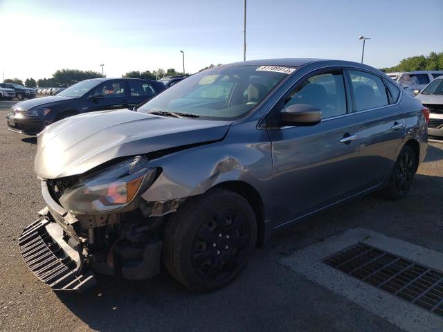 NISSAN SENTRA S 2016 with VIN 3N1AB7AP2GL679241 - Photo from auction