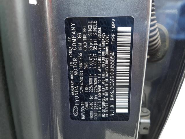 Photo 14 from auction – 2019 HYUNDAI TUCSON SE with VIN KM8J2CA49KU055054
