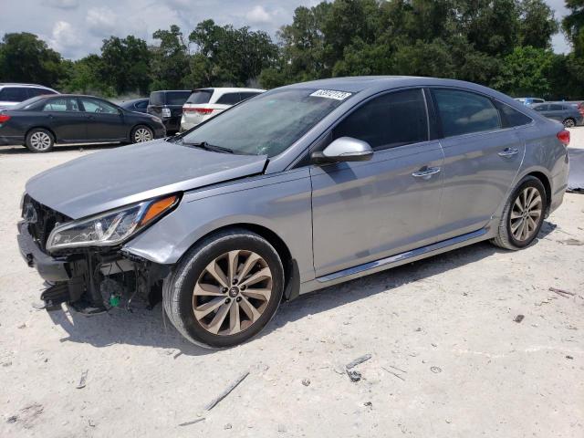 HYUNDAI SONATA SPO 2017 with VIN 5NPE34AF0HH522231 - Photo from auction