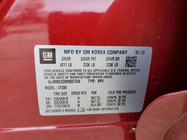 Photo 14 from auction – 2021 BUICK ENCORE GX with VIN KL4MMDS28MB057546