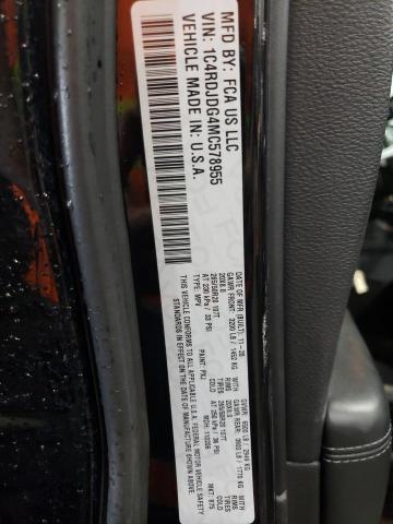 Photo 14 from auction – 2021 DODGE DURANGO GT with VIN 1C4RDJDG4MC578955