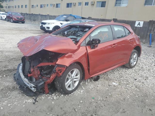 TOYOTA COROLLA SE 2019 with VIN JTNK4RBE6K3018980 - Photo from auction