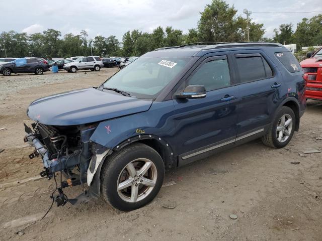 FORD EXPLORER X 2017 with VIN 1FM5K8D83HGA41347 - Photo from auction