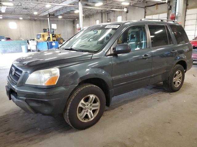 HONDA PILOT EXL 2004 with VIN 2HKYF18574H507428 - Photo from auction