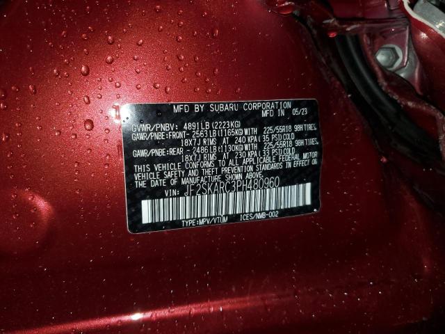 Photo 14 from auction – 2023 SUBARU FORESTER T with VIN JF2SKARC3PH480960