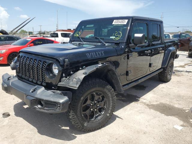 Снимка 1 от търг – 2021 JEEP GLADIATOR с VIN 1C6HJTAG5ML570956