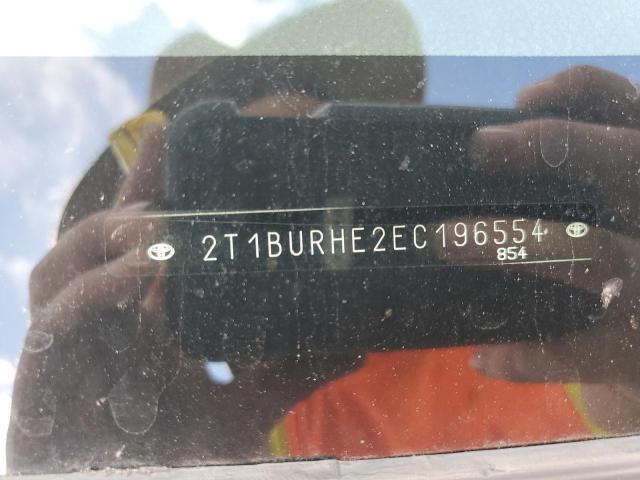 Photo 12 from auction – 2014 TOYOTA COROLLA L with VIN 2T1BURHE2EC196554