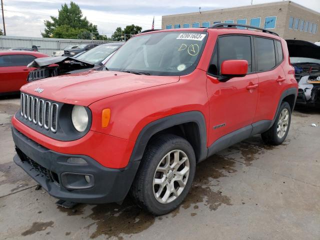 JEEP RENEGADE L 2016 with VIN ZACCJBBT7GPC53236 - Photo from auction
