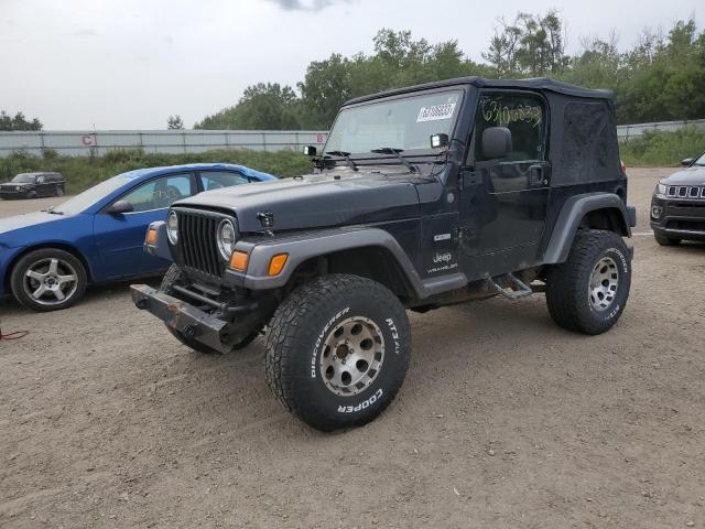JEEP WRANGLER X 2004 with VIN 1J4FA39S44P727047 - Photo from auction