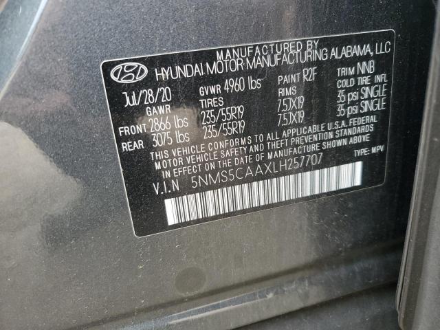 Photo 14 from auction – 2020 HYUNDAI SANTA FE L with VIN 5NMS5CAAXLH257707