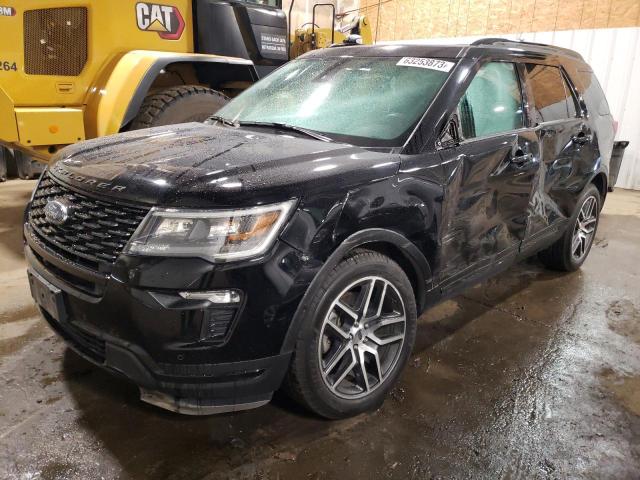 FORD EXPLORER S 2018 with VIN 1FM5K8GT7JGB45071 - Photo from auction
