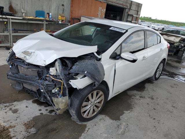 KIA FORTE EX 2014 with VIN KNAFX4A88E5052534 - Photo from auction