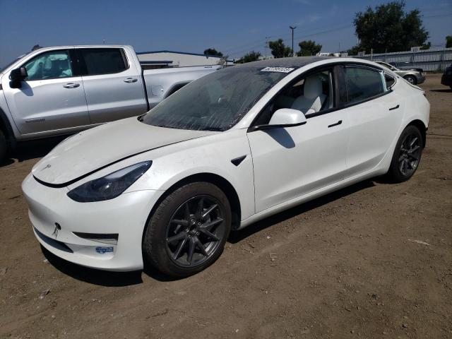 TESLA MODEL 3 2021 with VIN 5YJ3E1EA4MF938645 - Photo from auction