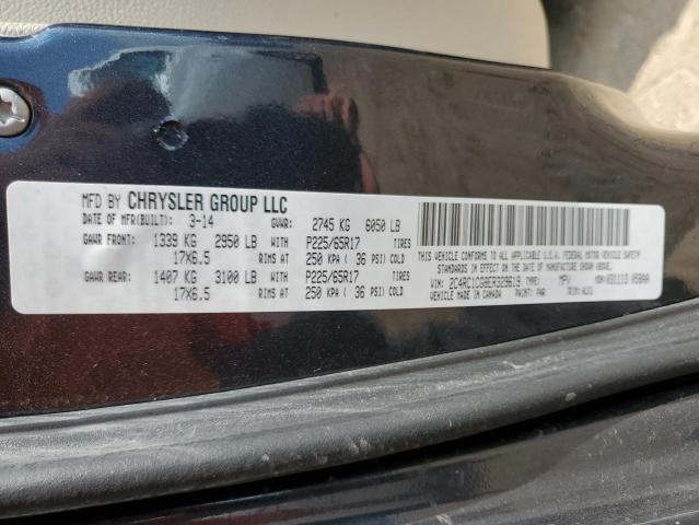 Photo 14 from auction – 2014 CHRYSLER TOWN & COU with VIN 2C4RC1CG8ER329619
