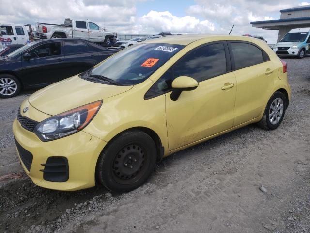 KIA RIO LX 2016 with VIN KNADM5A34G6652281 - Photo from auction