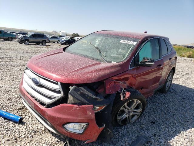 FORD EDGE TITAN 2018 with VIN 2FMPK4K93JBB43953 - Photo from auction