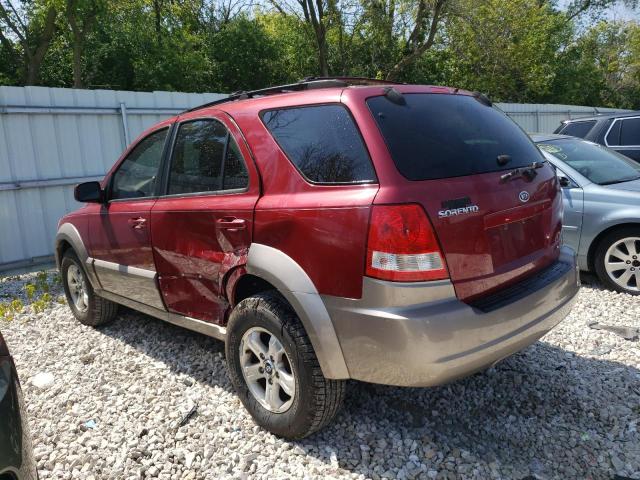 Photo 2 from auction – 2004 KIA SORENTO EX with VIN KNDJD733645233591