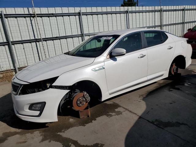 KIA OPTIMA HYB 2015 with VIN KNAGN4AD4F5080145 - Photo from auction