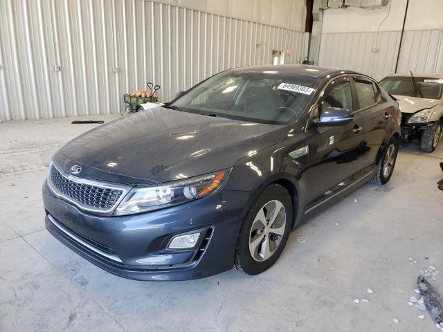 KIA OPTIMA HYB 2014 with VIN KNAGM4AD0E5066647 - Photo from auction