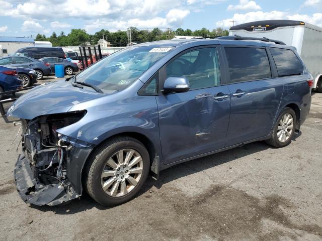 TOYOTA SIENNA XLE 2015 with VIN 5TDDK3DC3FS114906 - Photo from auction