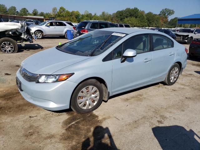 HONDA CIVIC LX 2012 with VIN 2HGFB2F52CH504361 - Photo from auction
