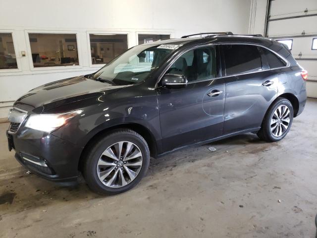 ACURA MDX TECHNO 2016 with VIN 5FRYD4H40GB024878 - Photo from auction