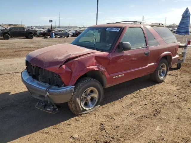 CHEVROLET BLAZER 2001 with VIN 1GNCS18W71K203759 - Photo from auction