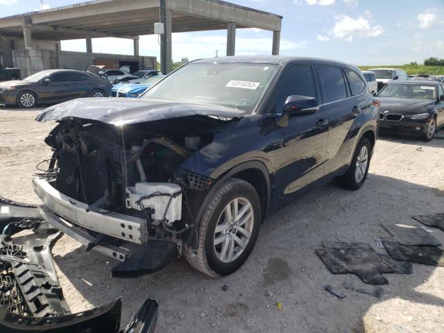 TOYOTA HIGHLANDER 2020 with VIN 5TDCZRAH3LS505219 - Photo from auction