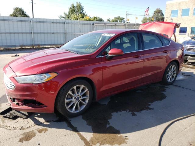 Photo 1 from auction – 2017 FORD FUSION SE with VIN 3FA6P0HD6HR291554