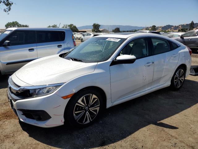 HONDA CIVIC EXL 2017 with VIN 2HGFC1F75HH646896 - Photo from auction
