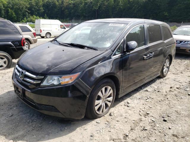 HONDA ODYSSEY EX 2014 with VIN 5FNRL5H60EB099335 - Photo from auction