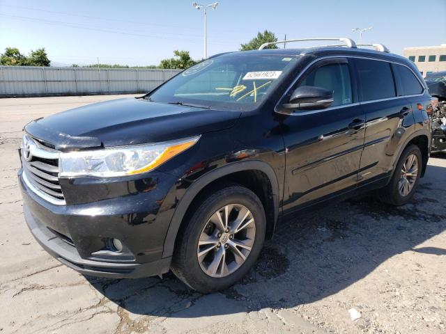 TOYOTA HIGHLANDER 2015 with VIN 5TDJKRFH9FS208187 - Photo from auction