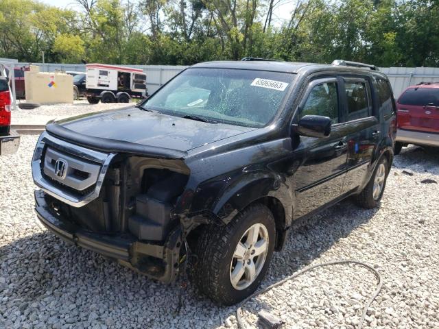 HONDA PILOT EXL 2011 with VIN 5FNYF4H57BB050861 - Photo from auction