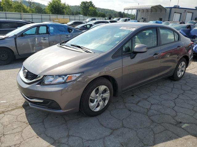 HONDA CIVIC LX 2013 with VIN 19XFB2F50DE082182 - Photo from auction