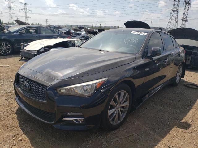 INFINITI Q50 BASE 2015 with VIN JN1BV7AR4FM405671 - Photo from auction