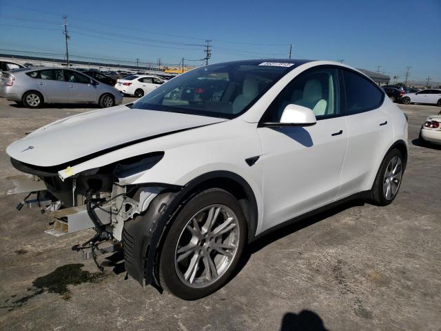 TESLA MODEL Y 2021 with VIN 5YJYGDEE7MF182653 - Photo from auction