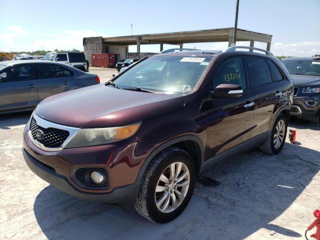 KIA SORENTO EX 2011 with VIN 5XYKU4A27BG011966 - Photo from auction