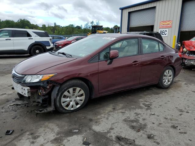 HONDA CIVIC LX 2012 with VIN 19XFB2F52CE365648 - Photo from auction