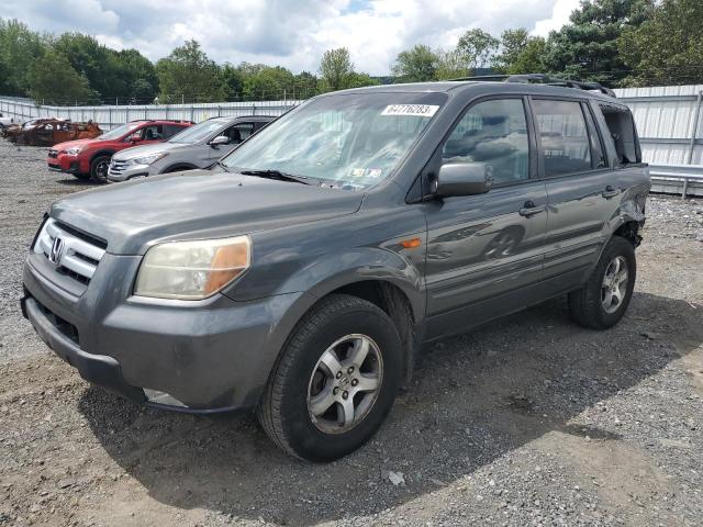 HONDA PILOT EX 2007 with VIN 2HKYF18487H504758 - Photo from auction