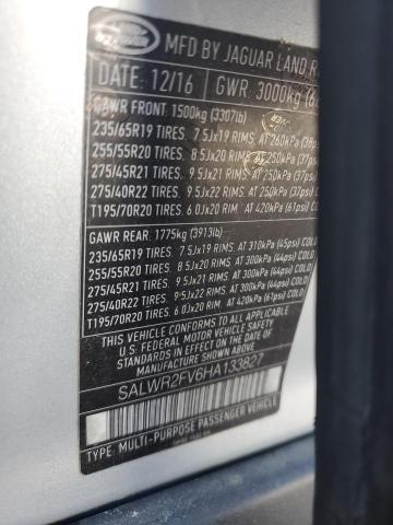 Photo 14 from auction – 2017 LAND ROVER RANGE ROVE with VIN SALWR2FV6HA133827