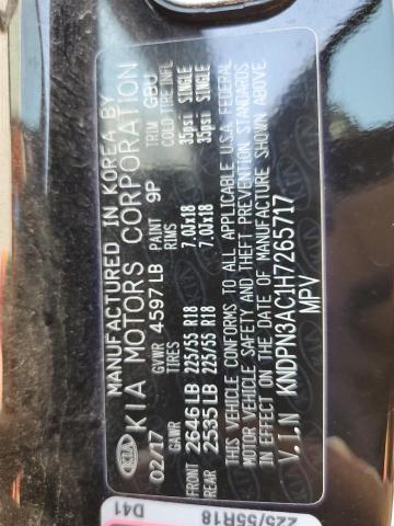 Photo 14 from auction – 2017 KIA SPORTAGE E with VIN KNDPN3AC1H7265717