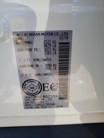 Photo 14 from auction – 2016 NISSAN ROGUE S with VIN 5N1AT2MV1GC807595