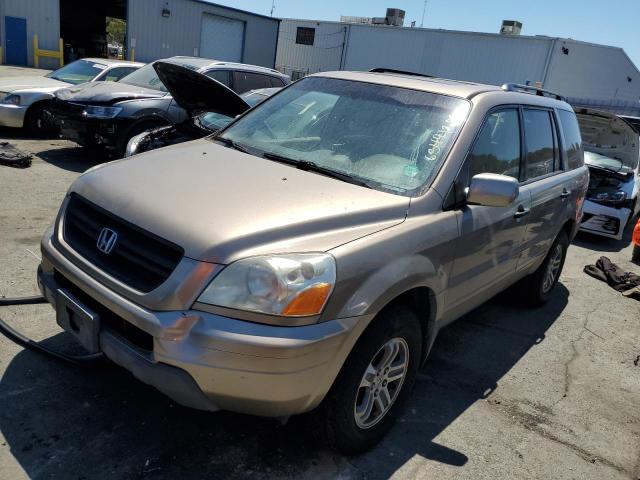 HONDA PILOT EXL 2005 with VIN 2HKYF18565H522326 - Photo from auction
