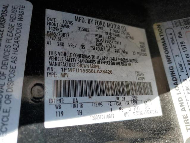 Photo 14 from auction – 2006 FORD EXPEDITION with VIN 1FMFU15586LA38426