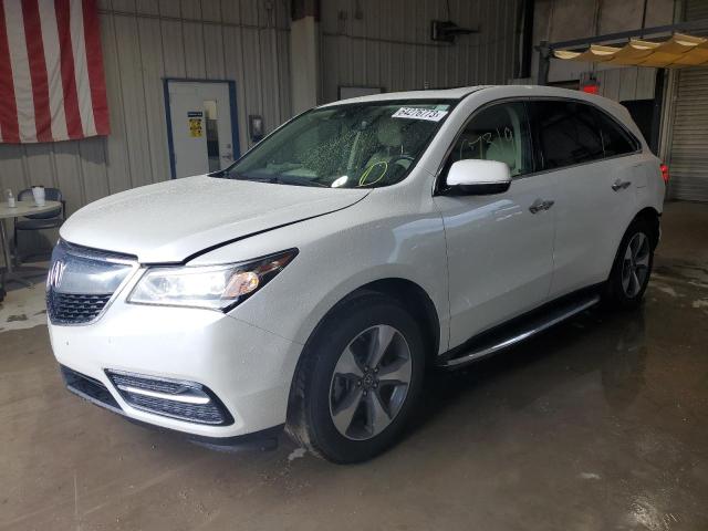 ACURA MDX 2016 with VIN 5FRYD4H28GB026098 - Photo from auction