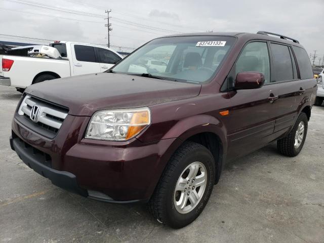 HONDA PILOT VP 2008 with VIN 5FNYF28288B018925 - Photo from auction