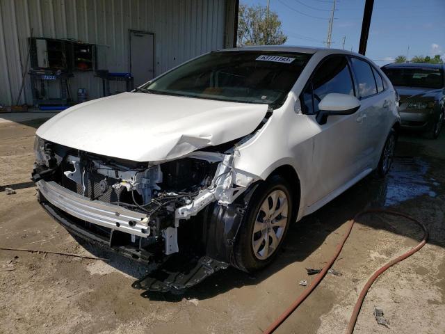 TOYOTA COROLLA LE 2021 with VIN JTDEPMAE2MJ153322 - Photo from auction