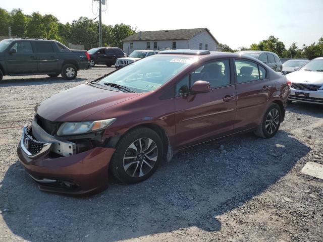 HONDA CIVIC EX 2013 with VIN 2HGFB2F86DH514760 - Photo from auction